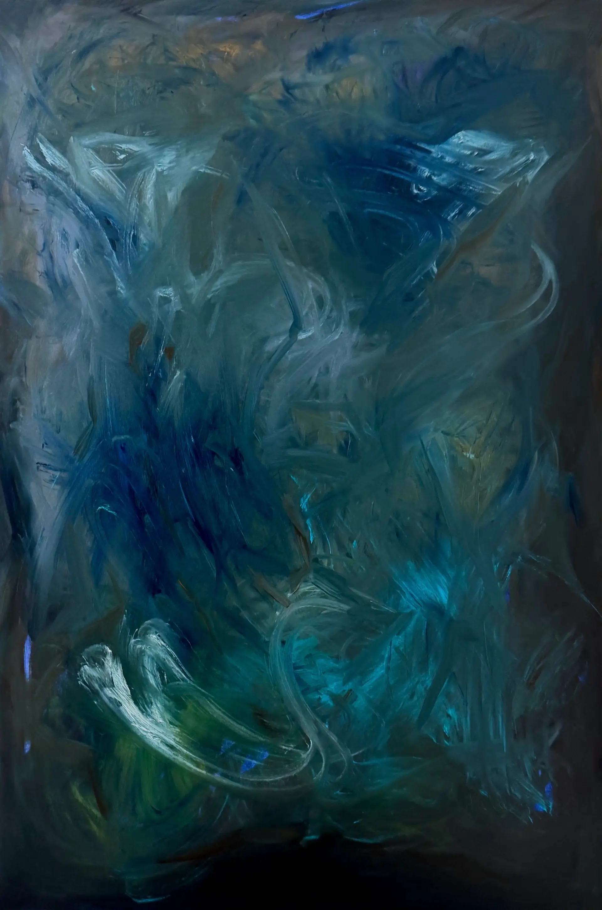 Ester Dubay - MIRROR GLASS, 80 X 120 CM, OIL ON CANVAS, 2024